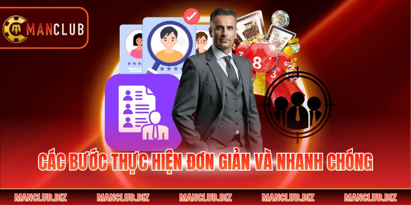 Các bước thực hiện đơn giản và nhanh chóng